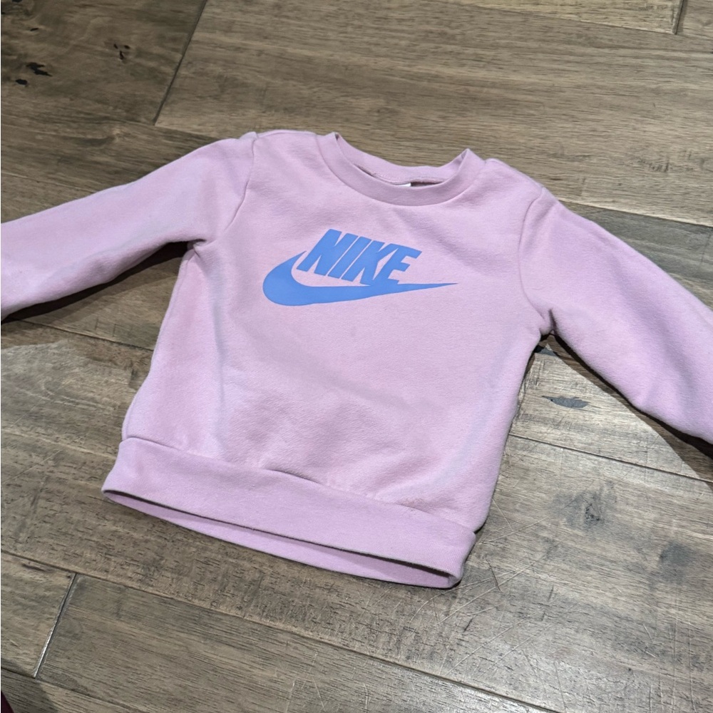 2T Nike Kids Toddler Pink / Purple Long Sleeve Sweatshirt